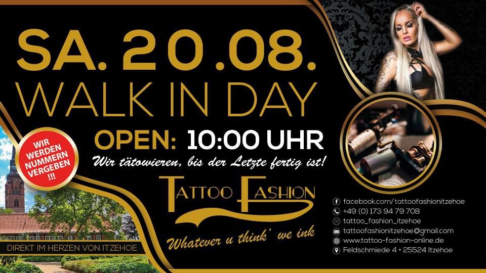 Walk in Day, Tattoo Fashion Itzehoe, August 20 2022 AllEvents.in