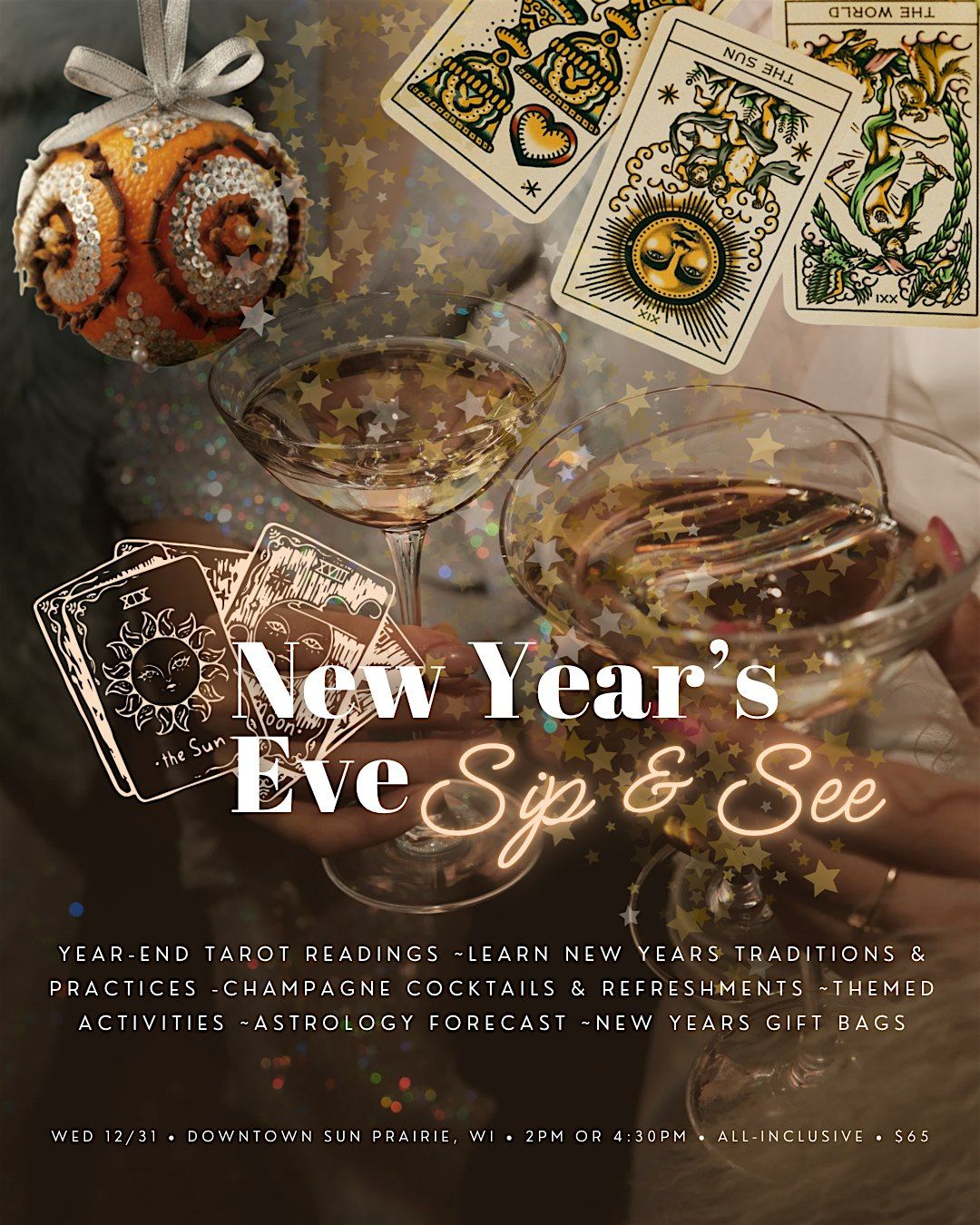 New Year’s Eve Sip & See, 31 December | Event in Sun Prairie | AllEvents