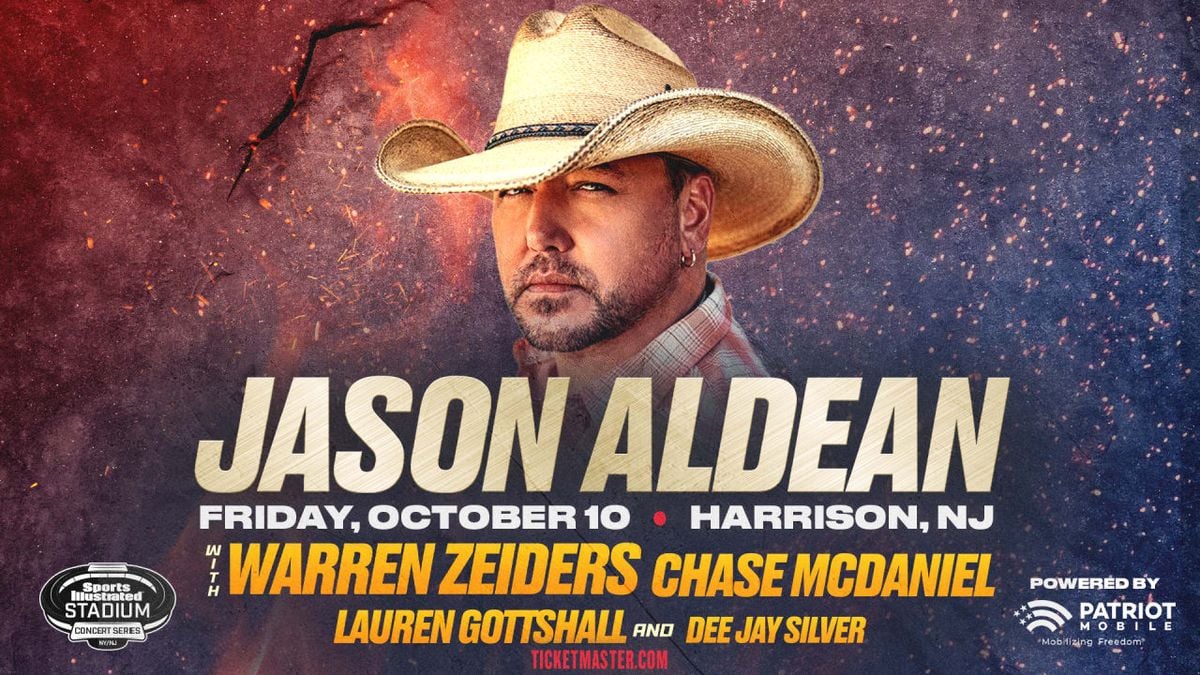 Jason Aldean with Warren Zeiders, Chase McDaniel and Lauren Gottshall, 10 October | Event in Harrison | AllEvents