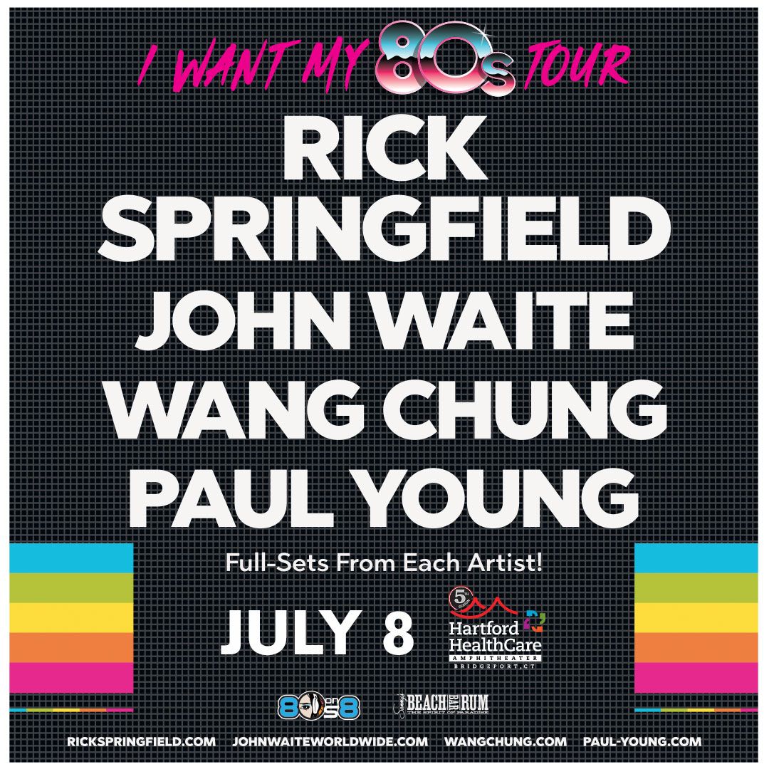 I Want My 80s Tour: Rick Springfield  John Waite  Wang Chung & Paul Young, 23 June | Event in Cincinnati