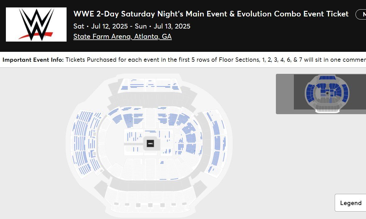 WWE 2-Day Saturday Night's Main Event & Evolution Combo Event Ticket, 12 July | Event in Atlanta | AllEvents