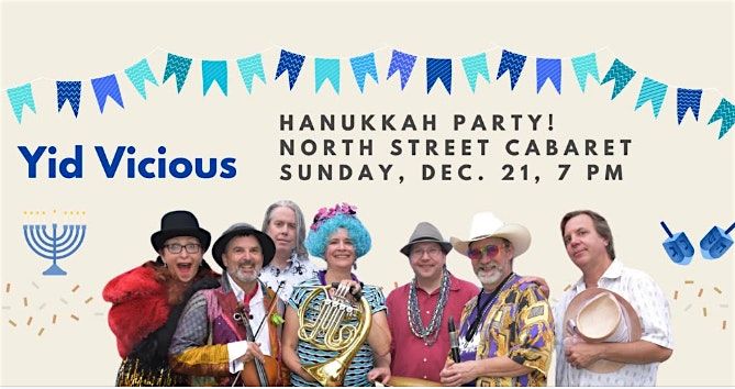 YID VICIOUS HANUKKAH PARTY, 21 December | Event in Madison | AllEvents