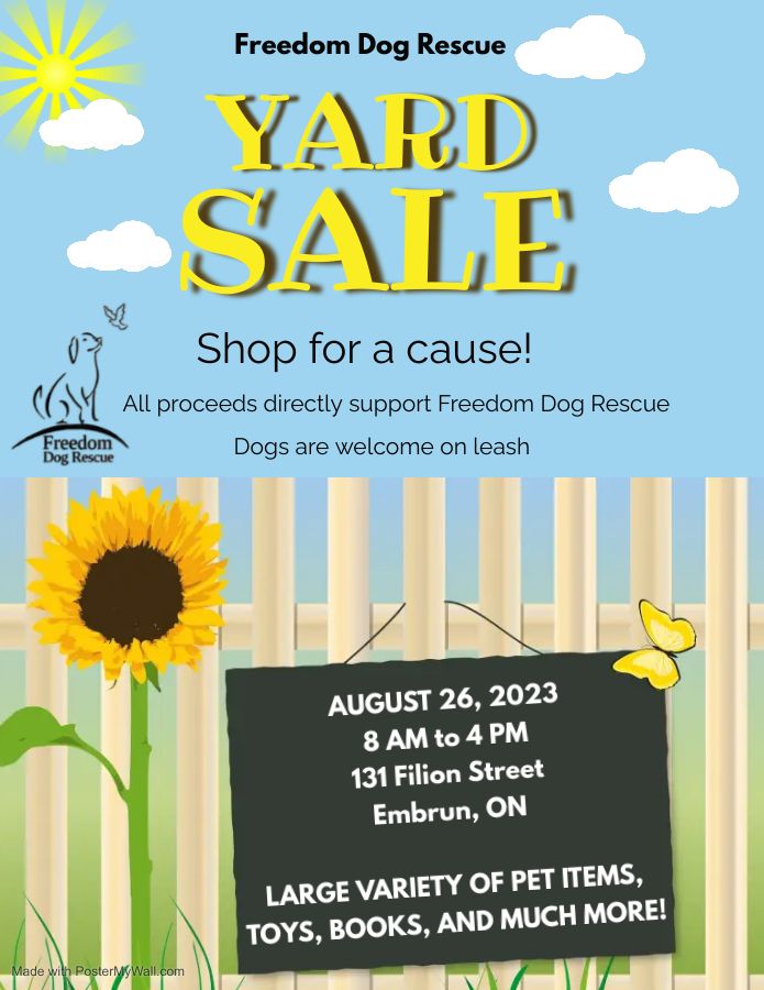Yard Sale Embrun, 131 Filion St, Embrun, ON K0A 1W0, Canada, August