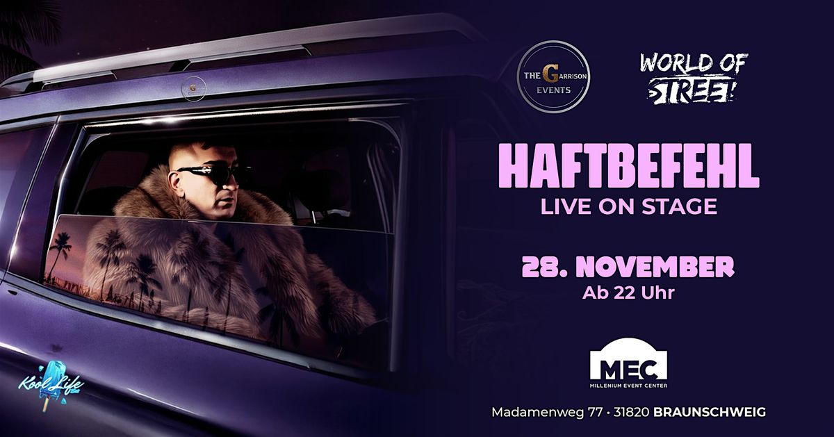 28.11.25 ★ HAFTBEFEHL CLUBSHOW★ MEC BRAUNSCHWEIG ★ Ab 22 Uhr ★ THE GARRISON, 28 November | AllEvents