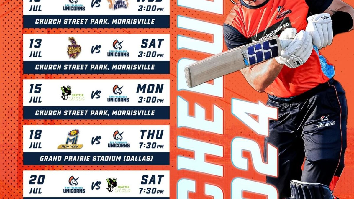 Parking San Francisco Unicorns vs LA Knight Riders & Seattle Orcas vs Washington Freedom, 14 June | AllEvents