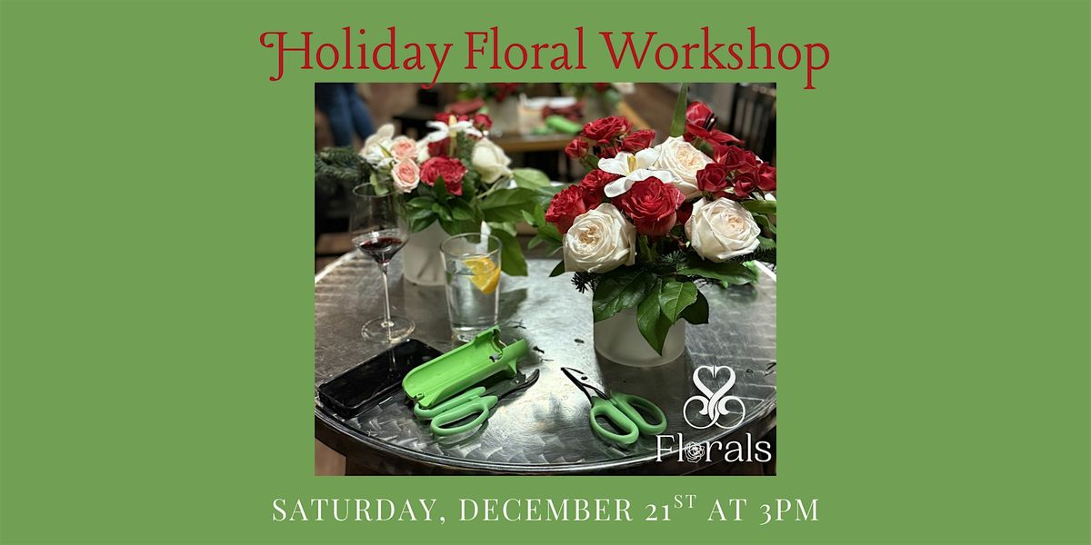 Holiday Flower Arranging Workshop at The Center on Main, 20 December | Event in Taunton | AllEvents