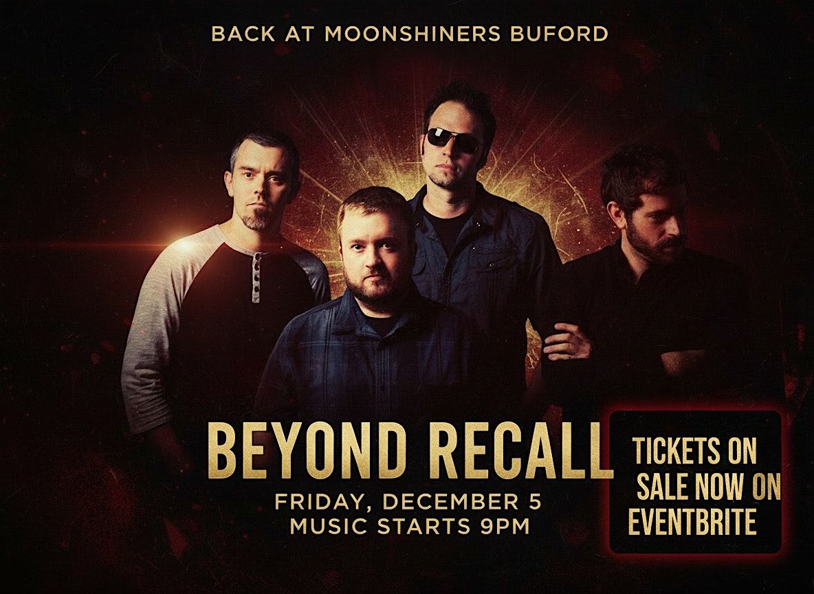 Beyond Recall Live, 5 December | Event in Buford | AllEvents