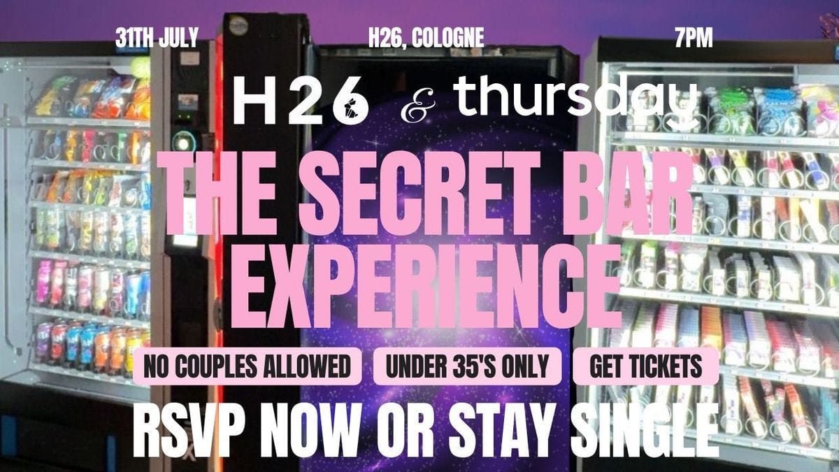 The Secret Bar Experience, 31 July | Event in Cologne | AllEvents