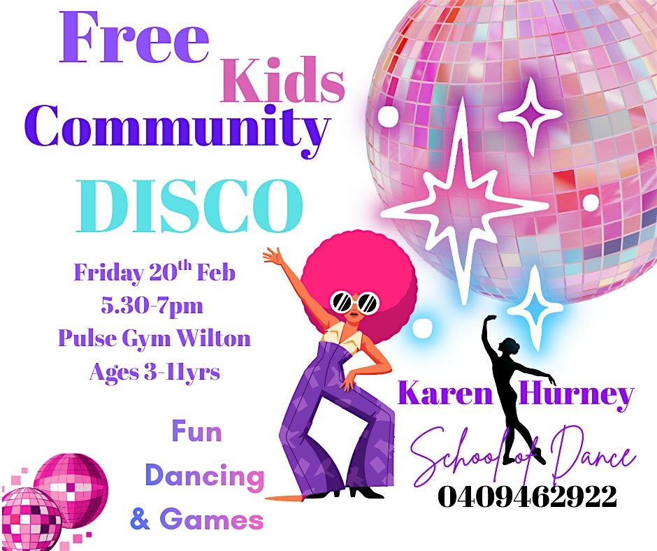 Free Kids Disco - Karen Hurney School of Dance