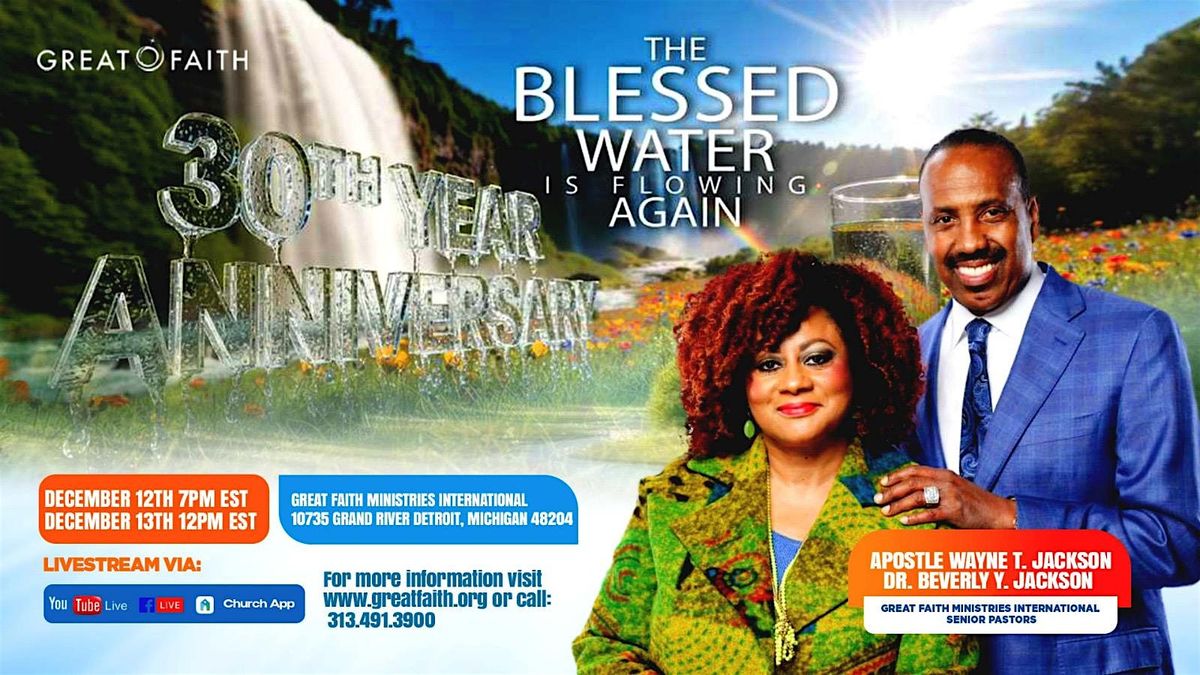 The Blessed Water is Flowing Again, 12 December | Event in Detroit | AllEvents