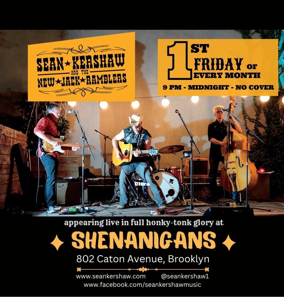 Sean Kershaw & NJR at Shenanigans!, Shenanigans Pub, Brooklyn, January