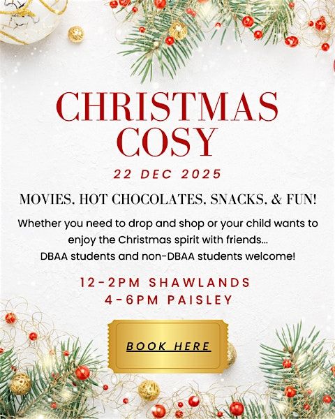DBAA Christmas Cosy Paisley Branch, 22 December | Event in paisley | AllEvents