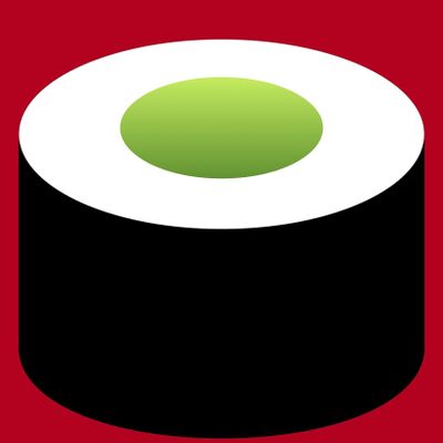 Roll With Me Sushi logo