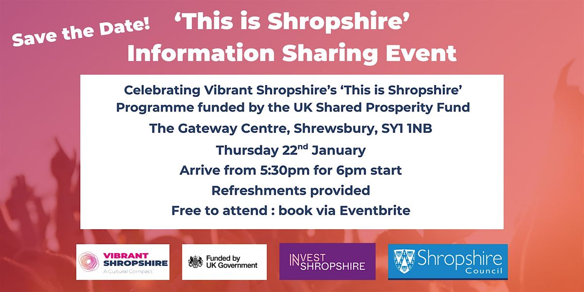 This is Shropshire Programme Information Sharing Event