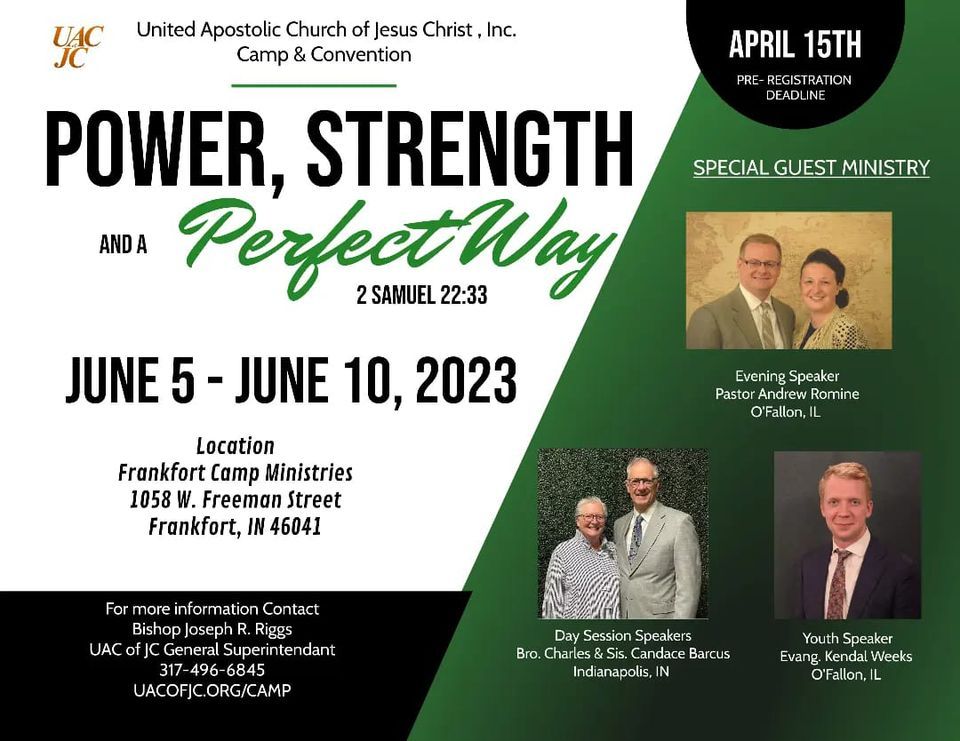 United Apostolic Church of Jesus Christ Camp & Convention 2023