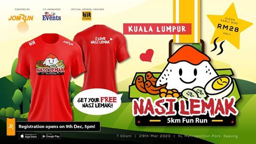 Kuala Lumpur Nasi Lemak 5km Fun Run At Taman Metropolitan Kepong