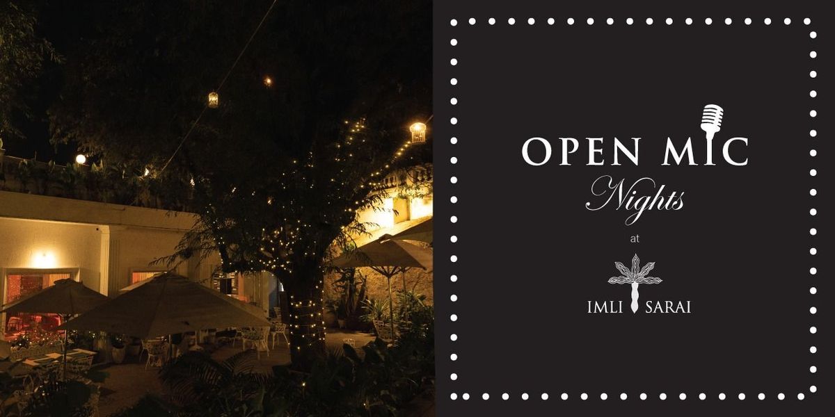Open Mic At Imli Sarai, 8 August | Event in Hyderabad | AllEvents