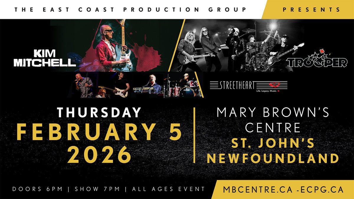 Trooper & Kim Mitchell, 4 February | Event in St. John's | AllEvents