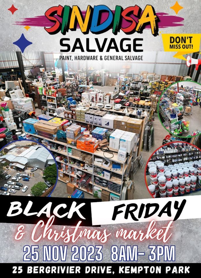 Black Friday & Christmas Market, Sindisa Salvage, Kempton Park