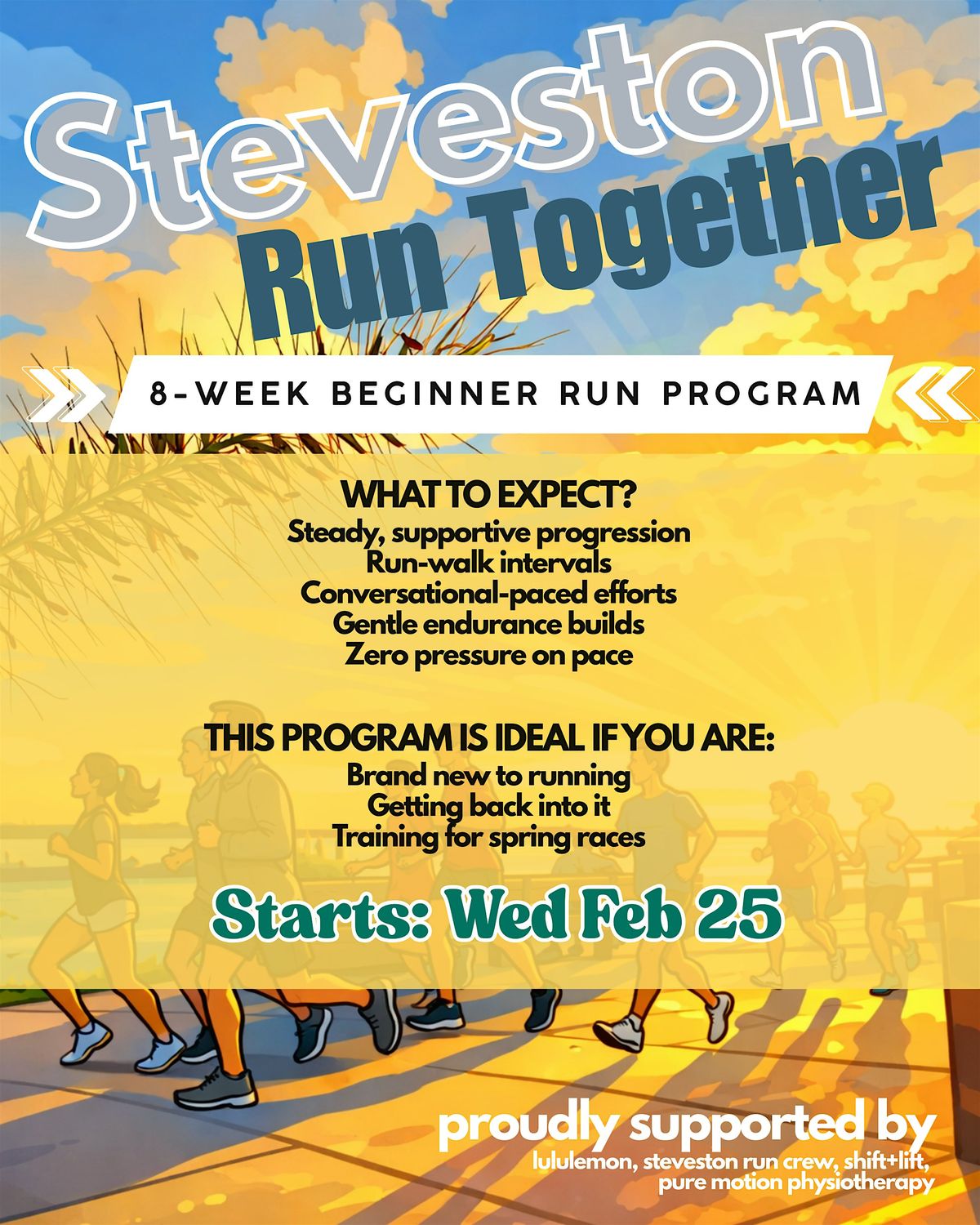 Steveston Run Together: Join our 8-Week Beginner Run Program, 4020 ...