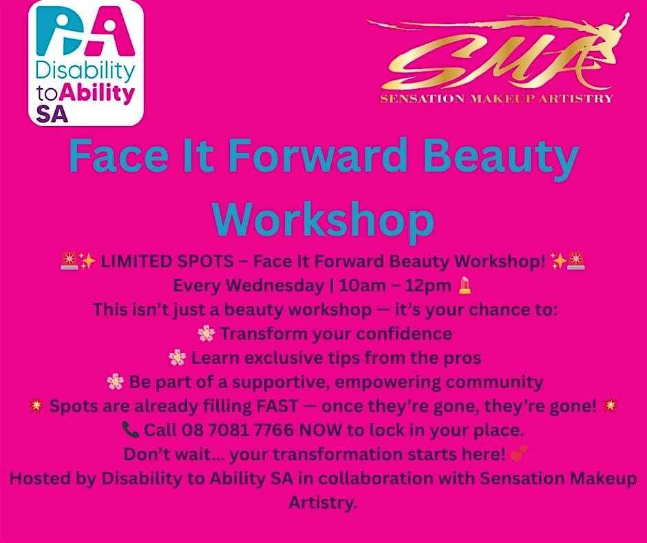 Face It Forward: Skincare & Makeup Course for NDIS Participants | Event in Elizabeth | AllEvents