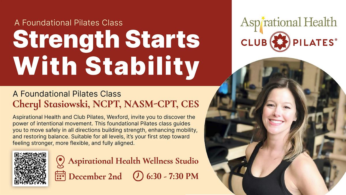 Pilates Strength Starts with Stability, 2 December | Event in Mars | AllEvents