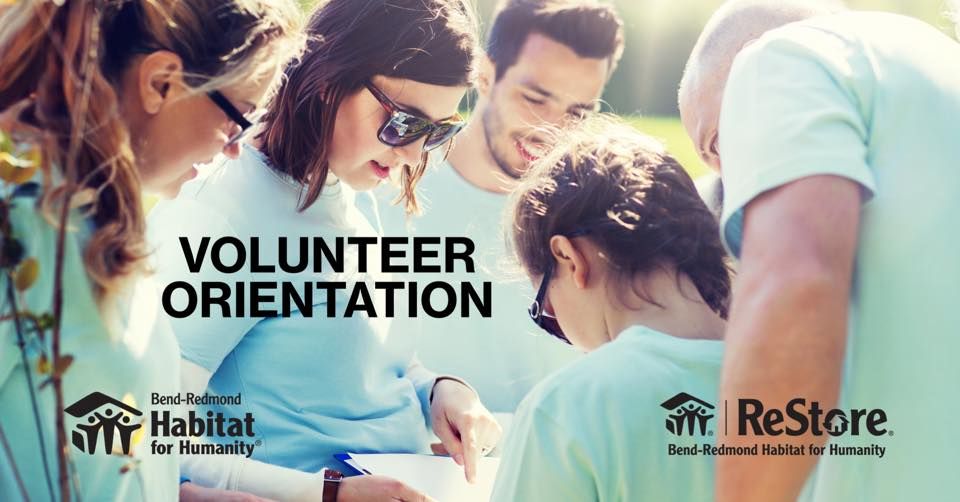 Habitat + ReStore Volunteer Orientation, ReStore BendRedmond, 30 May