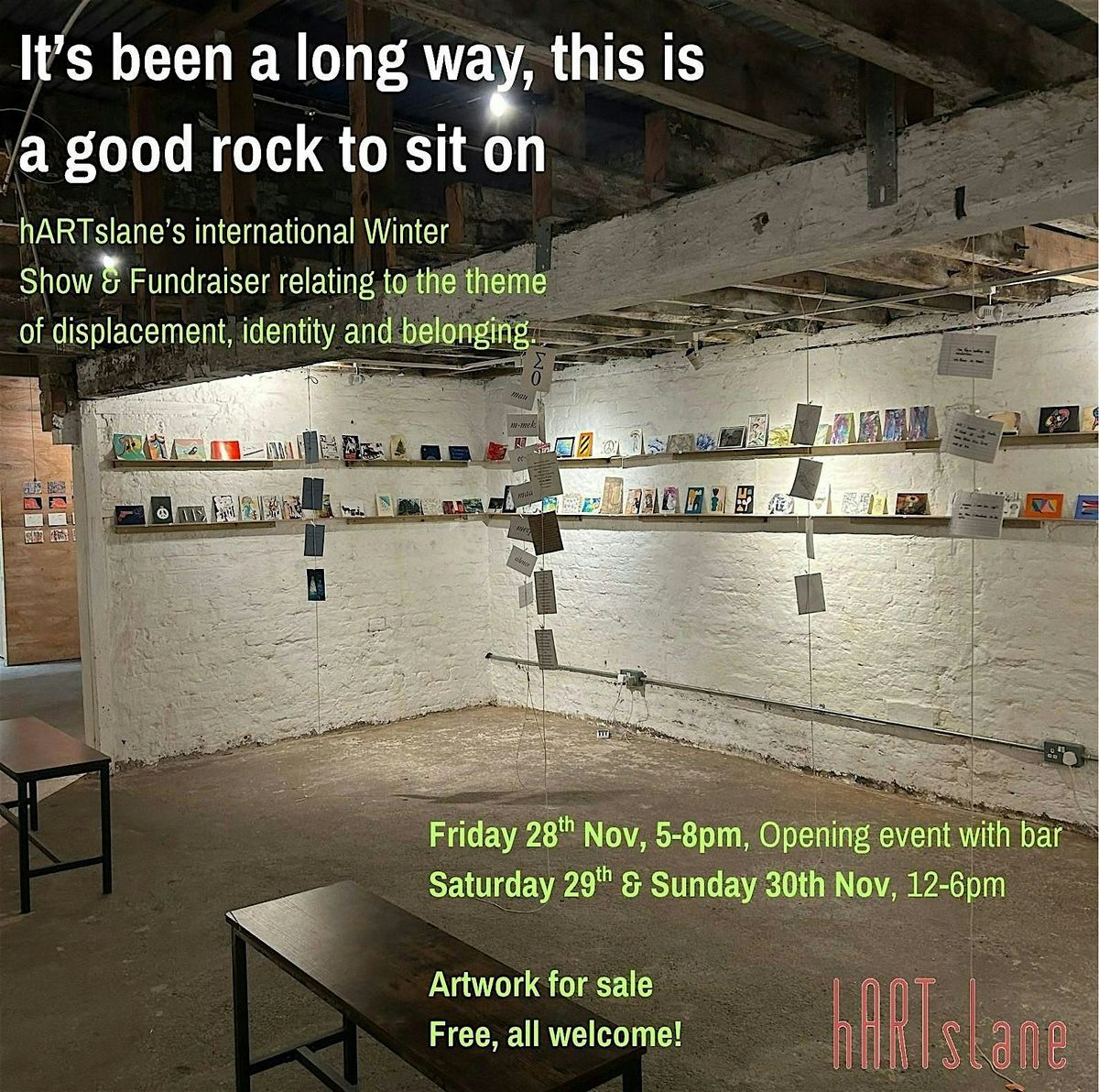 It's been a long way, this is a good rock to sit on, 28 November | Event in London | AllEvents