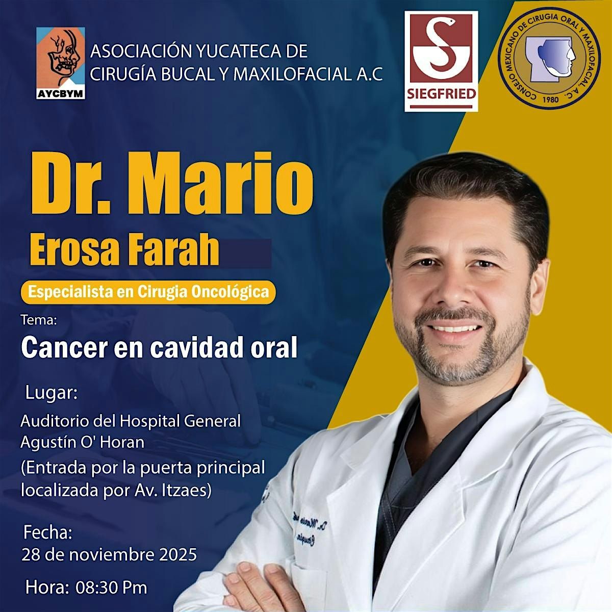 Cancer en cavidad oral | Event in Mérida | AllEvents
