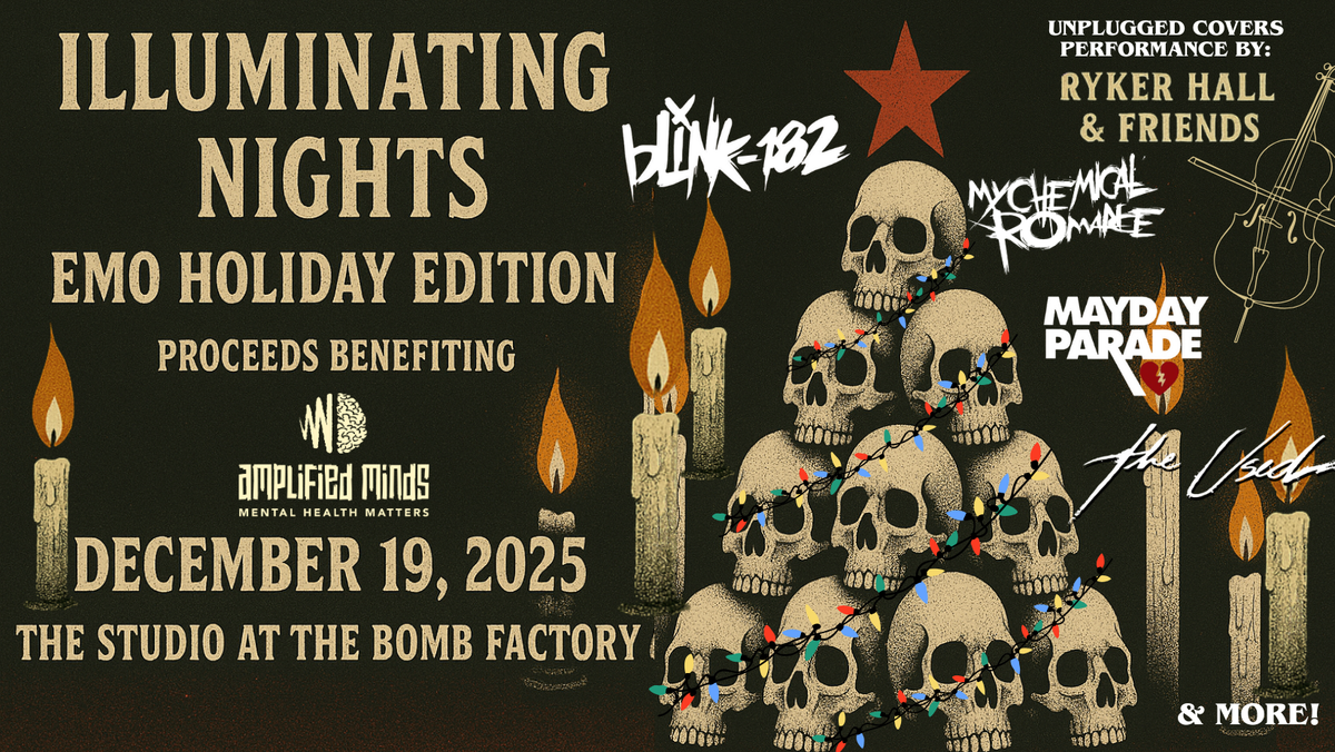 2nd Annual Illuminating Nights – Emo Holiday Edition at The Studio at The Bomb Factory, 19 December | AllEvents