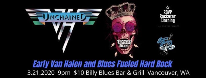 Unchained Van Halen Tribute The Lightning Kings At Billy Blues