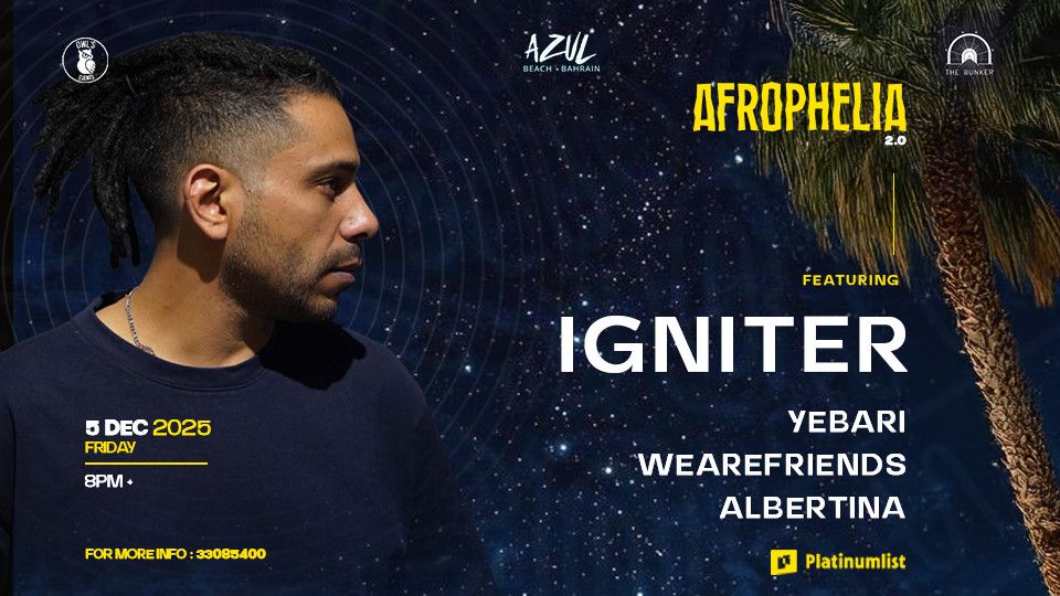 Afrophelia 2.0 at Azul Beach, Bahrain, 5 December | Event in Muharraq | AllEvents