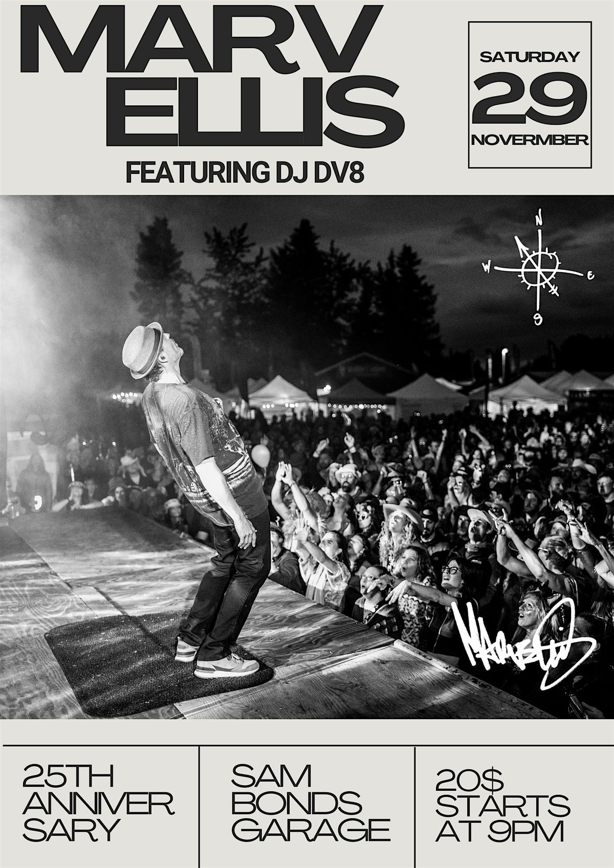 MARV ELLIS featuring DJ DV8, 29 November | Event in Eugene | AllEvents