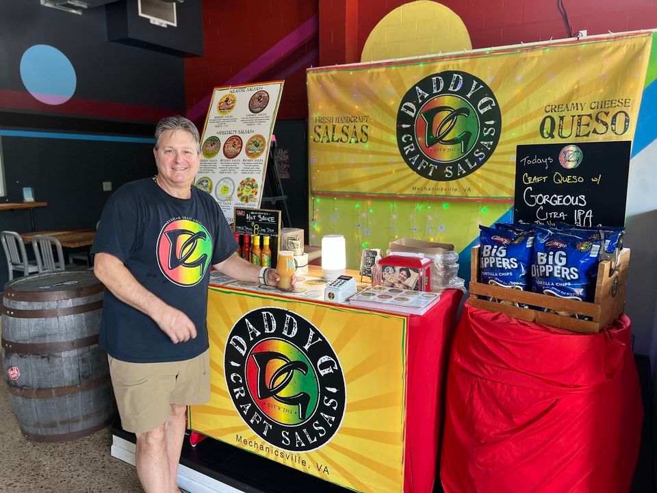 DaddyG Salsa Stand Sunday Virginia Beer, Williamsburg , The Virginia