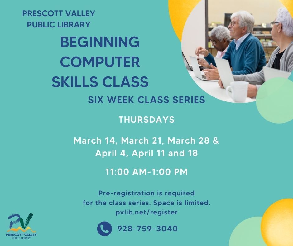 Prescott Valley Public Library Beginning Computer Skills Pre