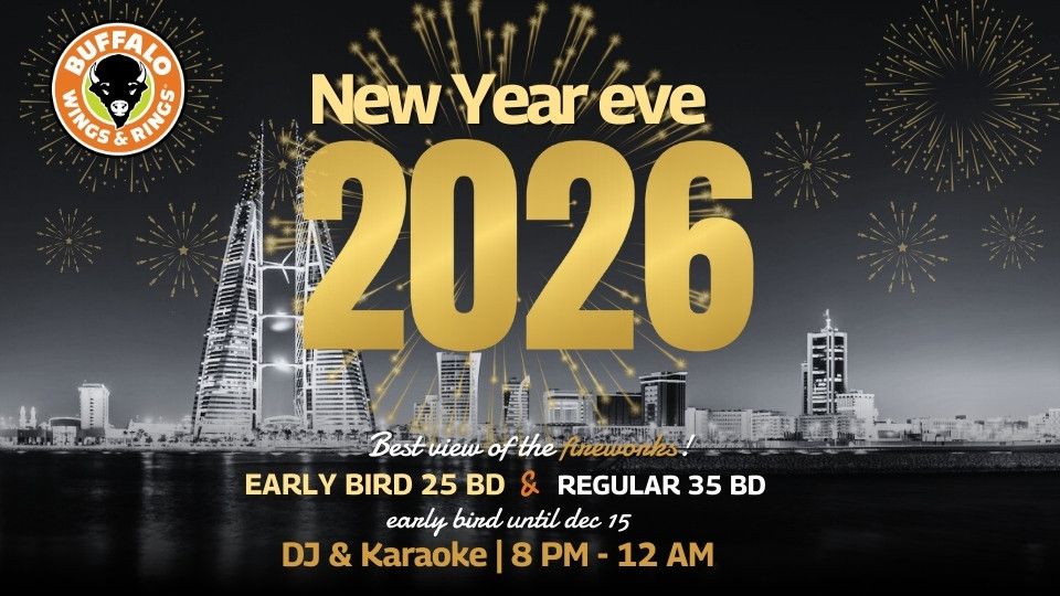 New Year Eve at Buffalo Wings & Rings, Bahrain, 31 December | Event in Manama | AllEvents