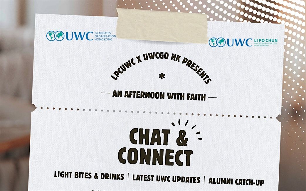Chat and Connect: An Afternoon with Faith Abiodun — 皇后大道中9號level 28