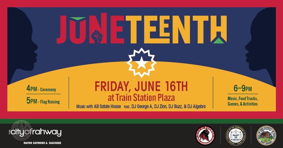 Juneteenth Flag Raising & Block Party, Rahway Train Station Plaza, June 16 2023 | <a href= Juneteenth Flag Raising & Block Party, 16 June | Event in Rahway | AllEvents.in