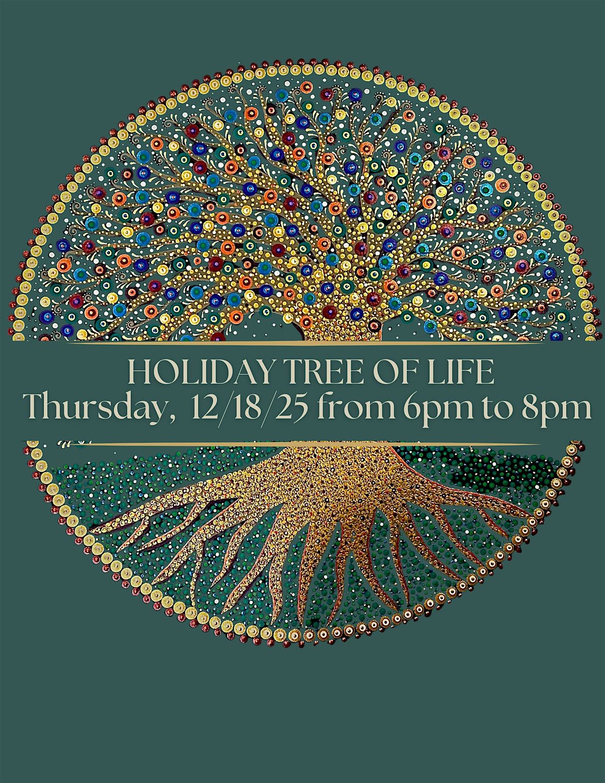 HOLIDAY TREE OF LIFE - Paint & Wellness Class, 18 December | Event in Simsbury | AllEvents
