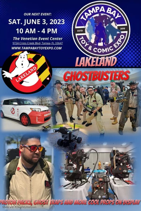 LKldGhostbusters Tampa Bay Toy& Comic EXPO, The Event Center