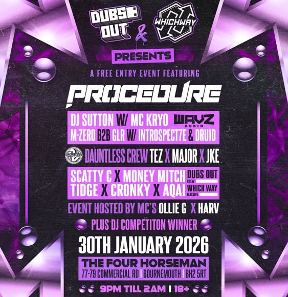 Dubs Out × Which Way, 30 January | Event in Bournemouth | AllEvents
