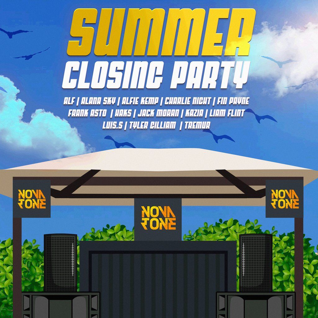 Novatone Summer Closing Party, 20 September | Event in Wickford | AllEvents