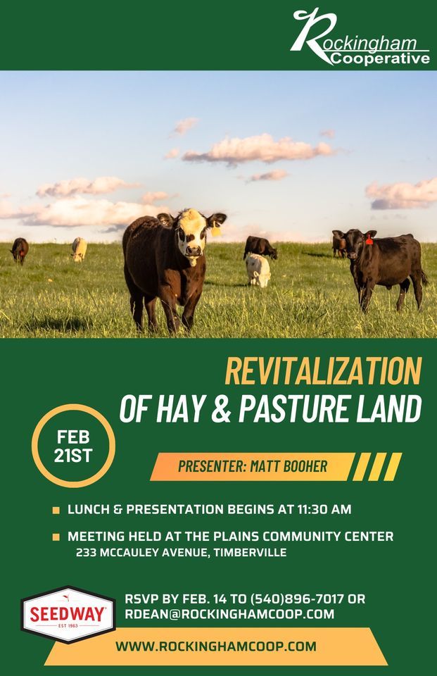 Revitalization of Hay & Pasture Land Meeting, Plains District Community