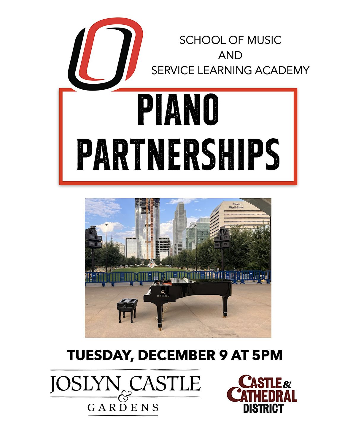 UNO School of Music Piano Partnership Concert at the Castle, 9 December | Event in Omaha | AllEvents