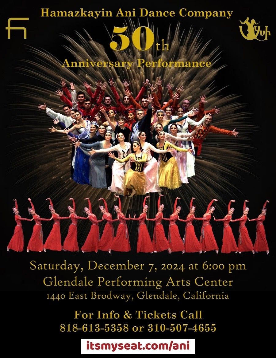 Barekamutiun Dance Studio 25th Anniversary, 15 November | Event in Los Angeles | AllEvents