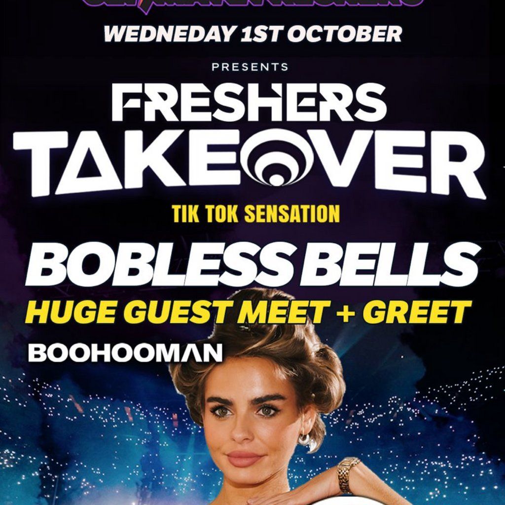 FRESHERS TAKEOVER TIK TOK's BOBLESS BELLS @ Horizon, 1 October | Event in Brighton | AllEvents
