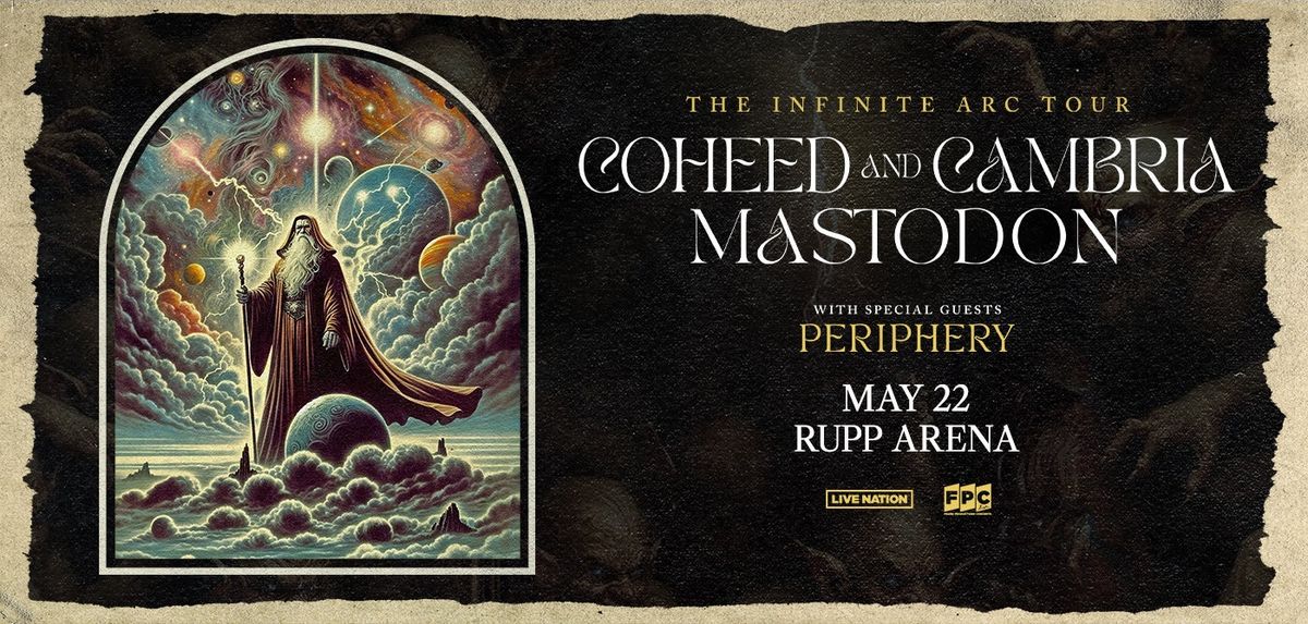 Parking Coheed and Cambria with Mastodon | Event in Syracuse | AllEvents