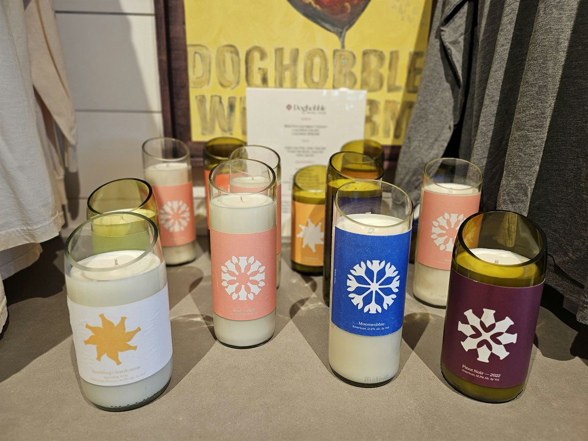 Wicks & Wine Holiday Candle Making Workshop, 3 December | Event in Blue Ridge | AllEvents