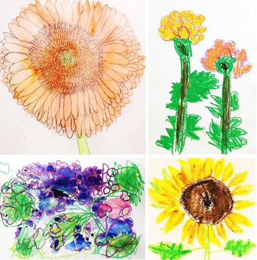 お家でアート お花の絵を描こう Am Art 子ども工作教室 Katsushika City 6 May To 12 May