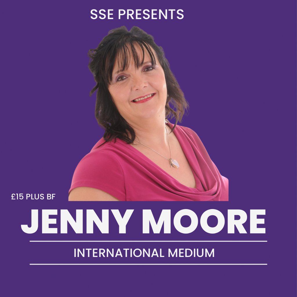 SSE PRESENTS - Jenny Moore Medium, 8 September | Event in Congleton | AllEvents